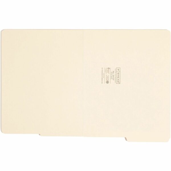 Smead Shelf-Master 1/2 Tab Cut Letter Recycled End Tab File Folder - Image 3