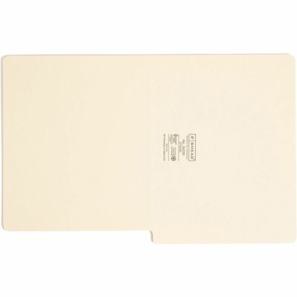 Smead Straight Tab Cut Letter Recycled End Tab File Folder - Image 3