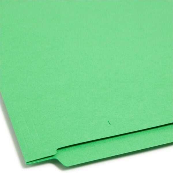 Smead Colored Straight Tab Cut Legal Recycled Fastener Folder - Image 3