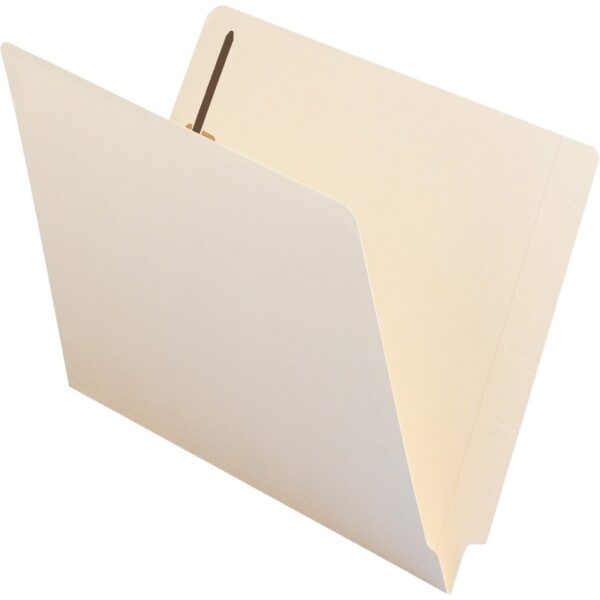 Smead Straight Tab Cut Letter Recycled Fastener Folder