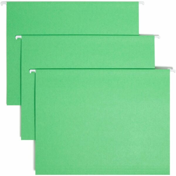 Smead Colored 1/5 Tab Cut Letter Recycled Hanging Folder