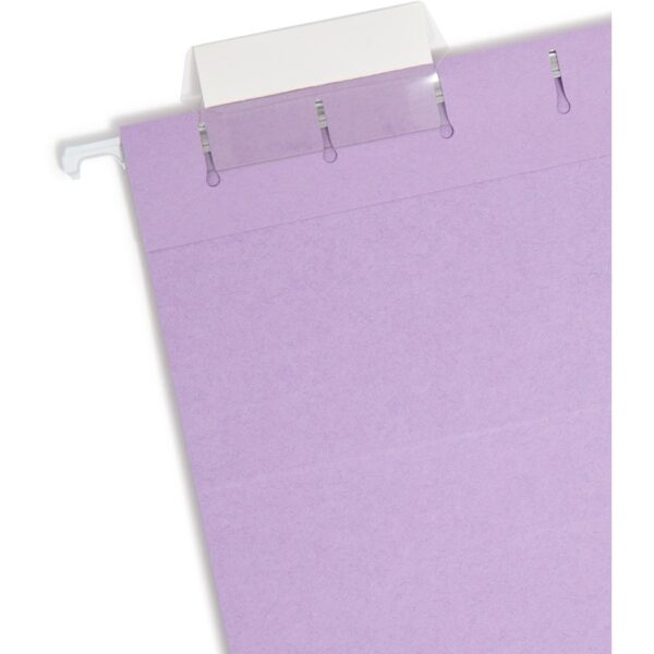 Smead Colored 1/5 Tab Cut Letter Recycled Hanging Folder - Image 2