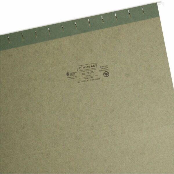 Smead 1/5 Tab Cut Legal Recycled Hanging Folder - Image 3