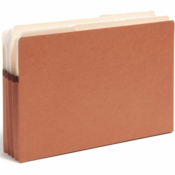 Smead 2/5 Tab Cut Legal Recycled File Pocket - Image 3