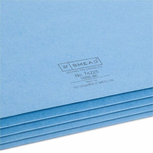 Smead Straight Tab Cut Legal Recycled File Pocket - Image 2