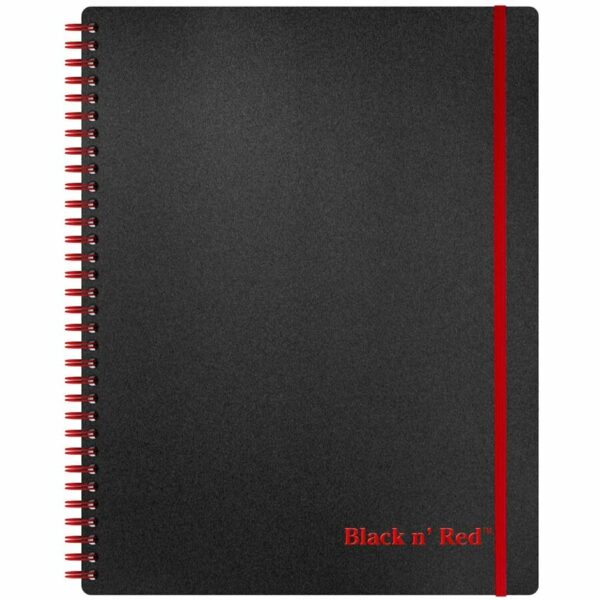 Black n' Red Polypropylene Notebook - Letter - Image 2