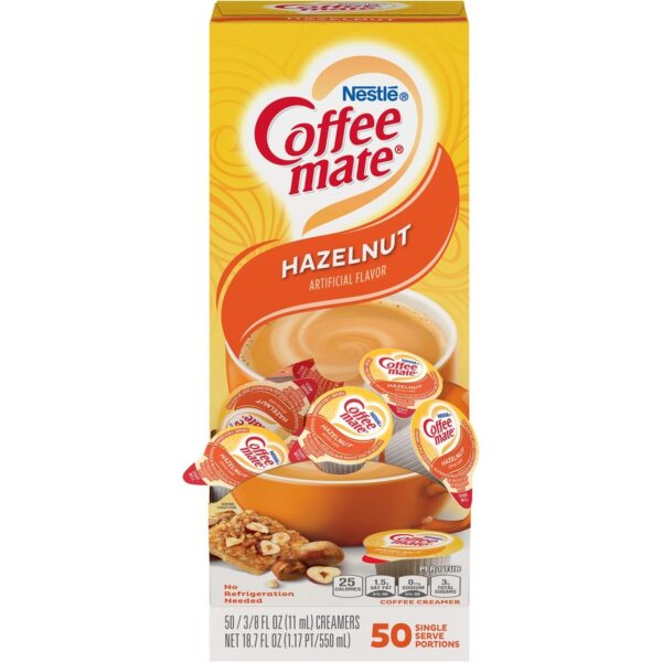 Coffee mate Hazelnut Liquid Coffee Creamer Singles - Gluten-Free