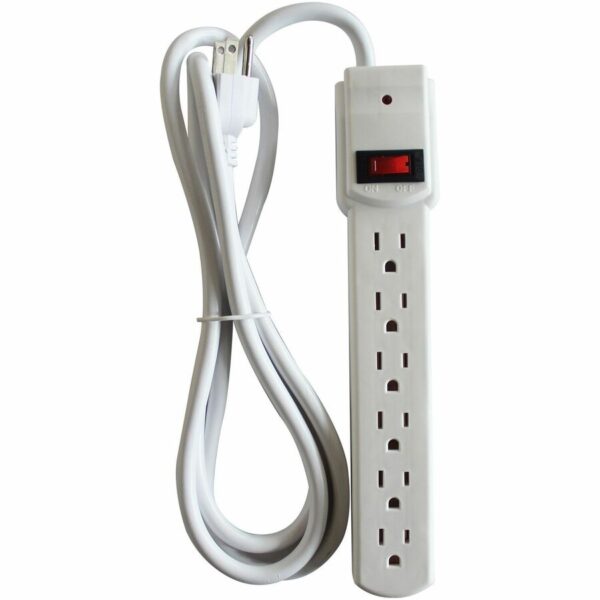 Compucessory 6-Outlet Strip Office Surge Protector