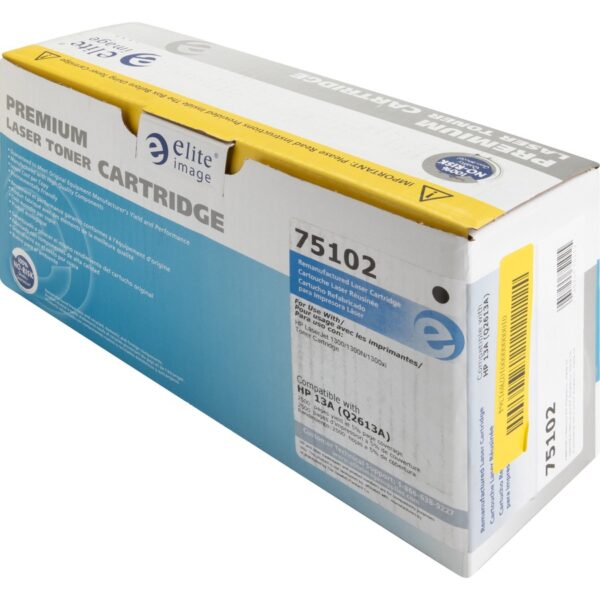 Elite Image Remanufactured Laser Toner Cartridge - Alternative for HP 13A (Q2613A) - Black - 1 Each - Image 2