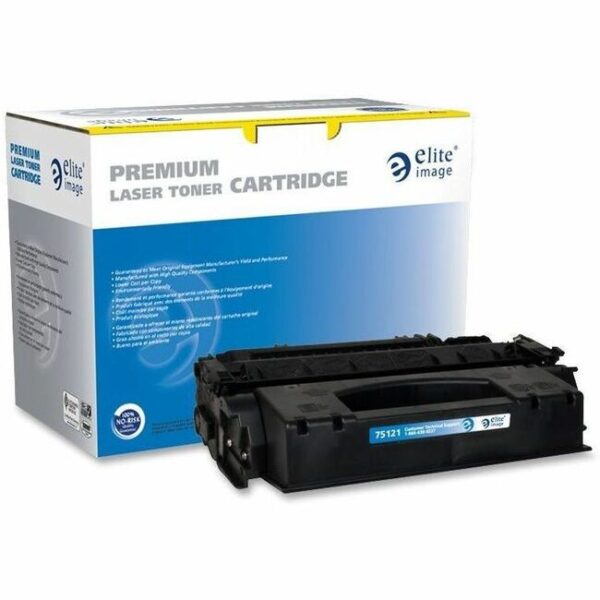 Elite Image Remanufactured High Yield Laser Toner Cartridge - Alternative for HP 49X (Q5949X) - Black - 1 Each