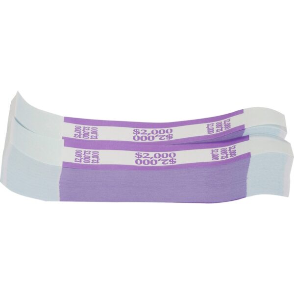 Sparco White Kraft ABA Bill Straps - Image 2