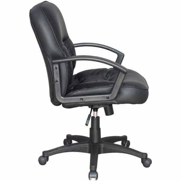 Lorell Tufted Managerial Mid-Back Office Chair - Image 3