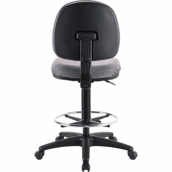 Lorell Millenia Series Adjustable Task Stool with Back - Image 3