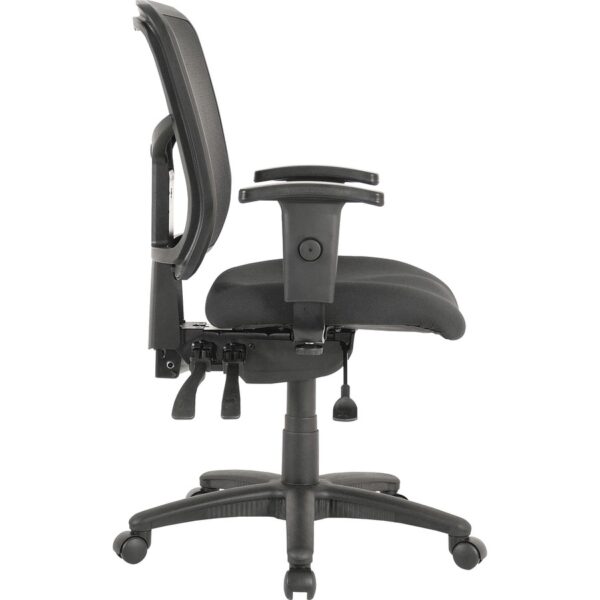 Lorell ErgoMesh Series Managerial Mesh Mid-Back Chair - Image 3