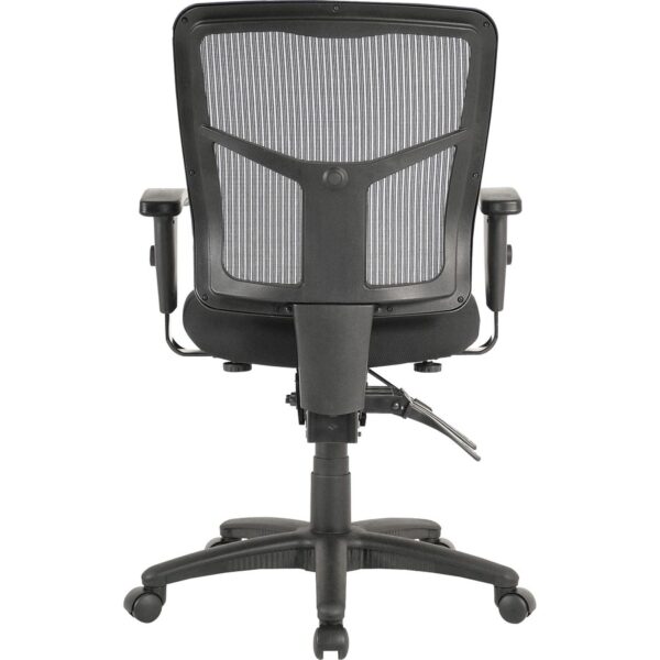 Lorell ErgoMesh Series Managerial Mesh Mid-Back Chair - Image 4