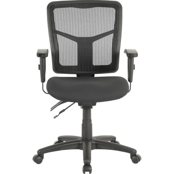 Lorell ErgoMesh Series Managerial Mesh Mid-Back Chair - Image 5