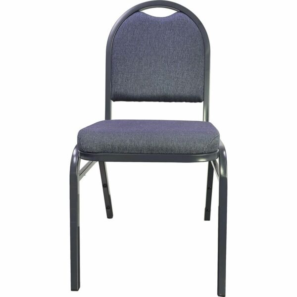 Lorell Round-Back Upholstered Stack Chairs - Image 4