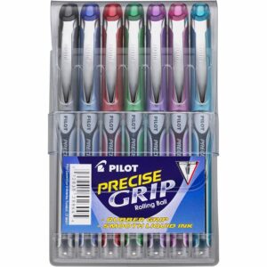 A set of pens that are in their case.