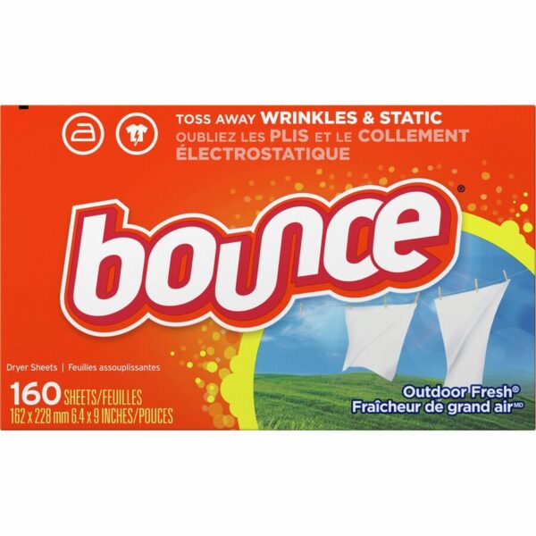 A box of bounce dryer sheets