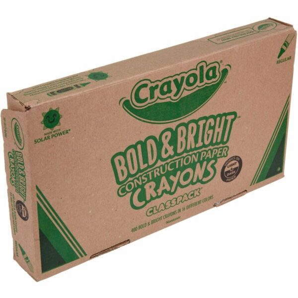 Crayola 16-Color Construction Paper Crayon Classpack - Image 3