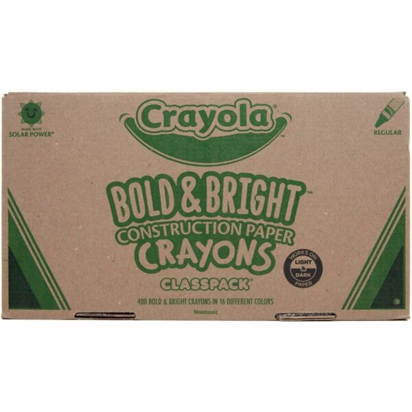 Crayola 16-Color Construction Paper Crayon Classpack - Image 6