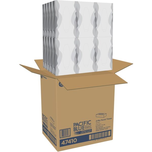 Envision Flat Box Facial Tissue - Image 2