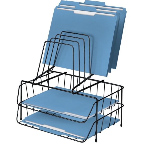 Fellowes Step File Wire Double Tray