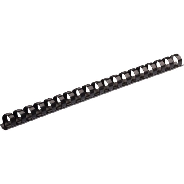 Fellowes Plastic Binding Combs - Black, 3/8" Diameter - Image 2