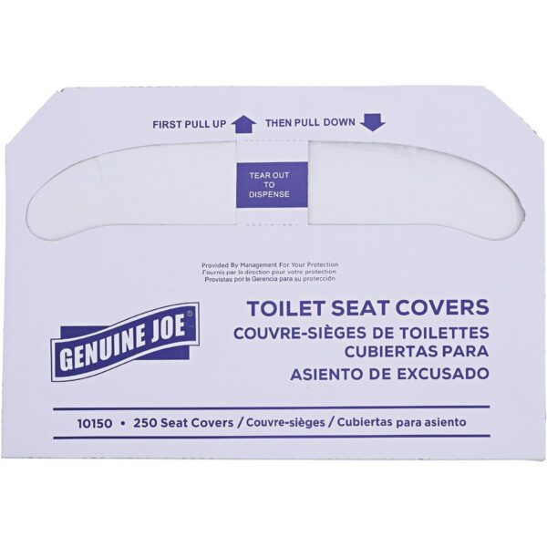 Genuine Joe Half-fold Toilet Seat Covers - Image 4