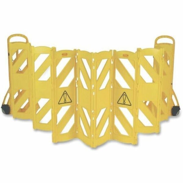 Rubbermaid Commercial Foldable Mobile Caution Barrier