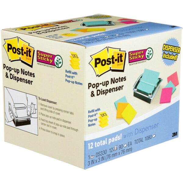 Post-it® Super Sticky Dispenser Notes and Dispenser - Image 3