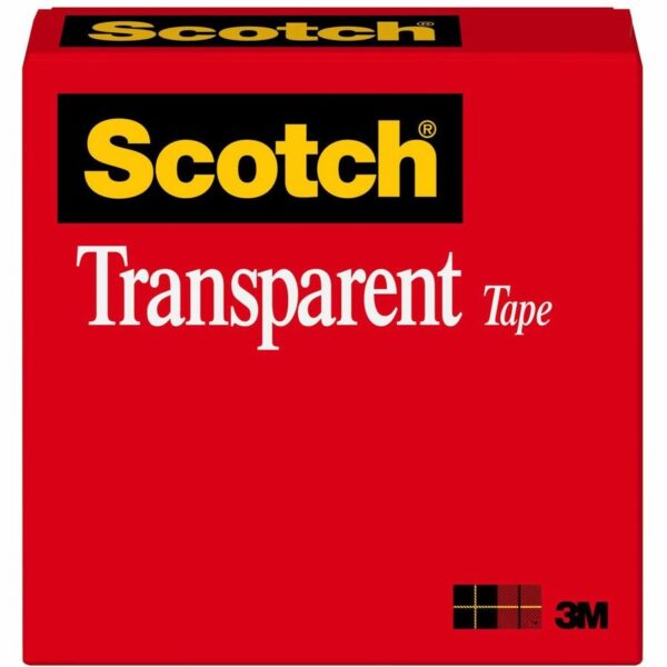 Scotch Transparent Tape - 1/2"W