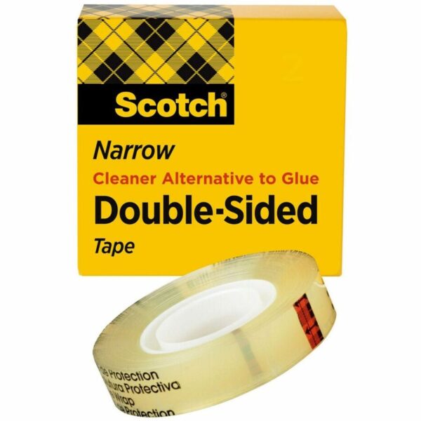 Scotch Permanent Double-Sided Tape - 1/2"W