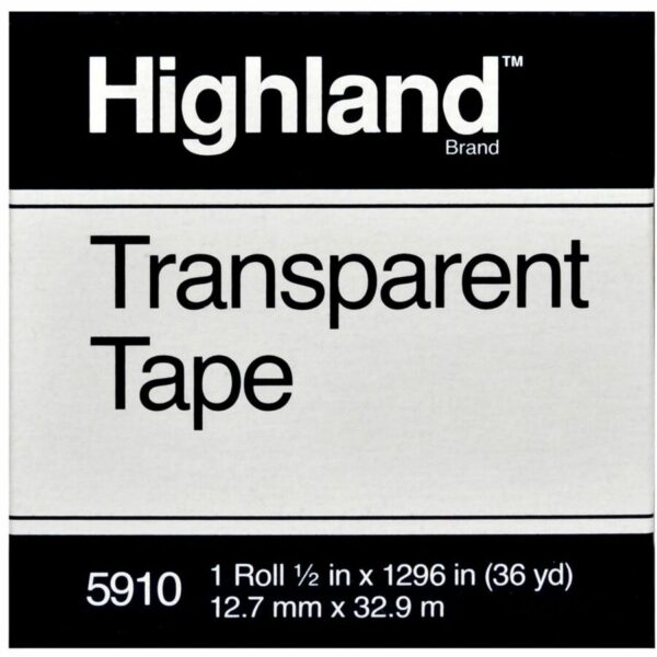 Highland Transparent Light-duty Tape