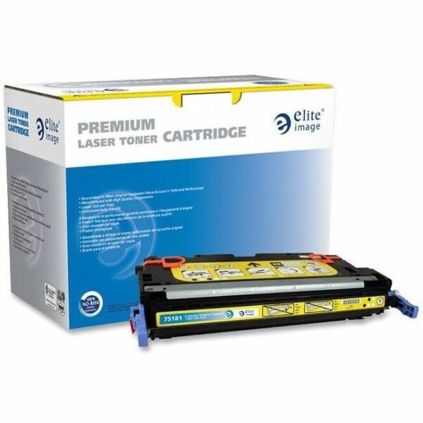 Elite Image Remanufactured Laser Toner Cartridge - Alternative for HP 502A (Q6472A) - Yellow - 1 Each