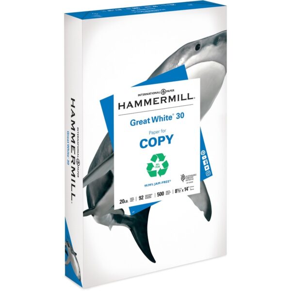 Hammermill Great White Recycled Copy Paper - White