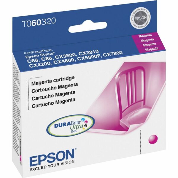 Epson DURABrite Original Inkjet Ink Cartridge - Magenta - 1 Each