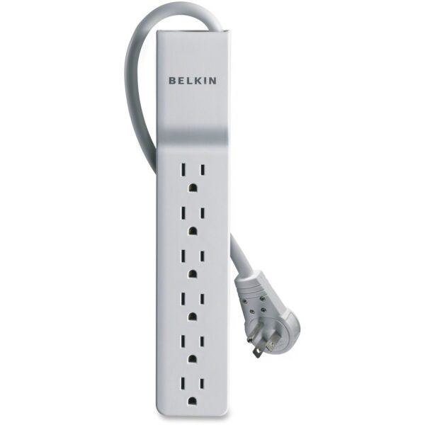 Belkin 6 Outlet Home/Office Surge Protector rotating plug 8' cord