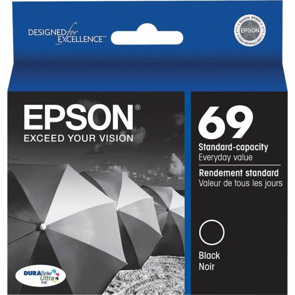 Epson DURABrite T069120 Original Inkjet Ink Cartridge - Black - 1 Each