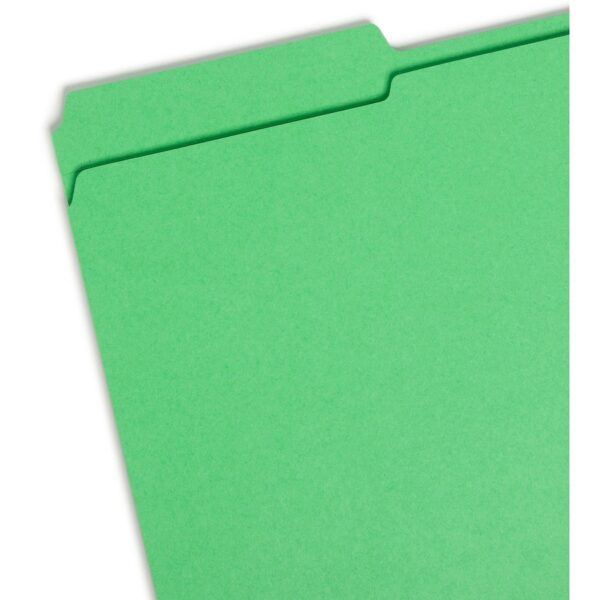 Smead Colored 1/3 Tab Cut Legal Recycled Top Tab File Folder - Image 2