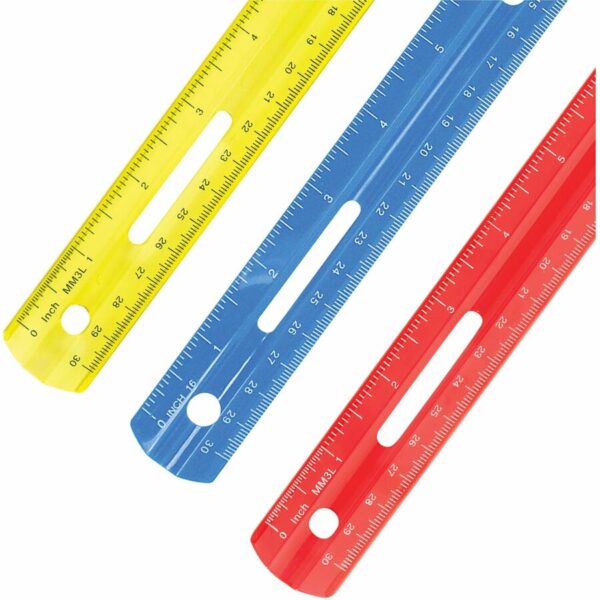 Westcott 12" Plastic Ruler - Image 2