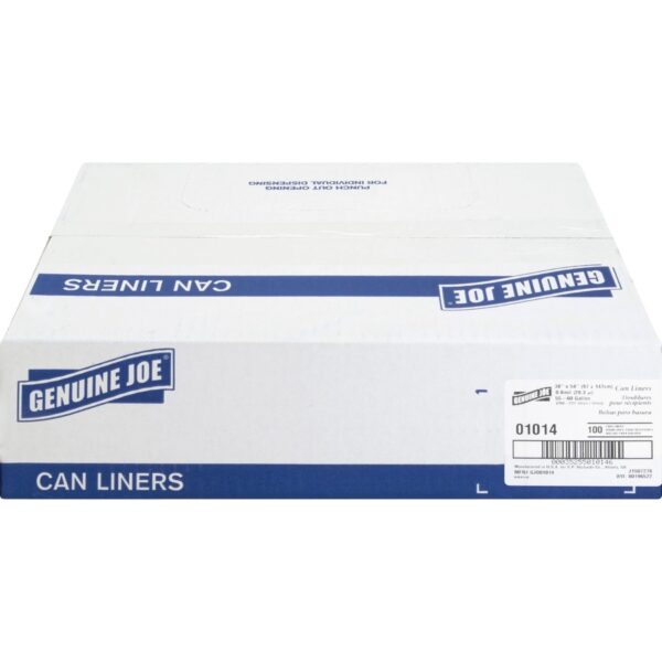 Genuine Joe Clear Trash Can Liners - Image 3