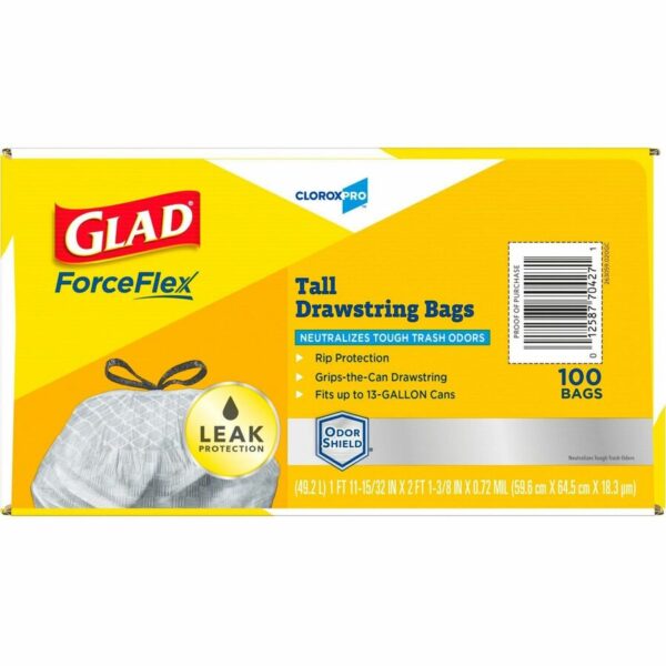 CloroxPro™ ForceFlex Tall Kitchen Drawstring Trash Bags - Image 2