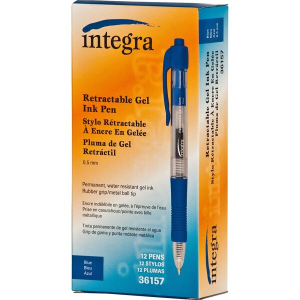 Integra Retractable 0.5mm Gel Pens - Image 2