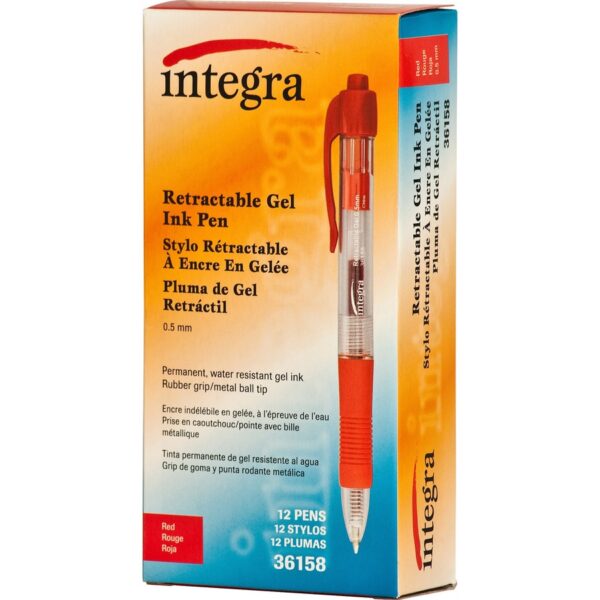 Integra Retractable 0.5mm Gel Pens - Image 2