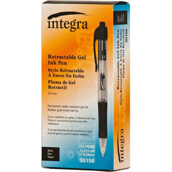 Integra Retractable 0.5mm Gel Pens - Image 2