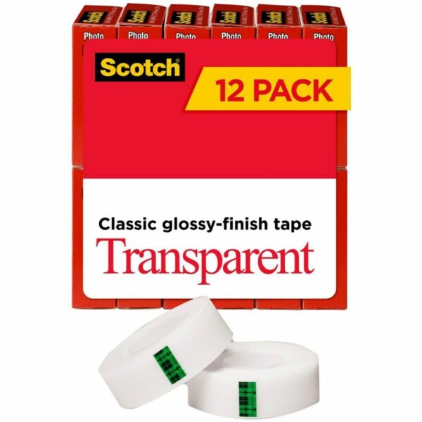 Scotch Transparent Tape - 3/4"W