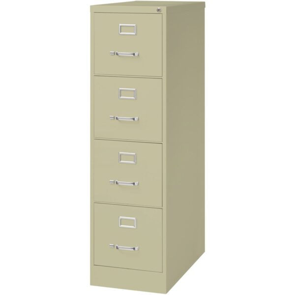 Lorell Fortress Series 26-1/2" Commercial-Grade Vertical File Cabinet - Image 2