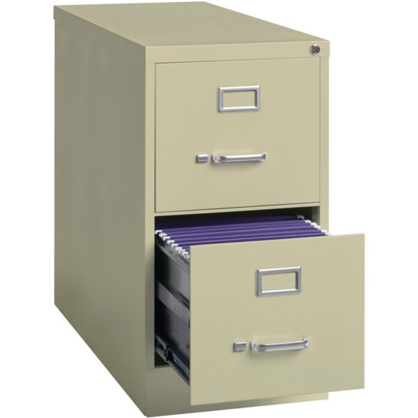 Lorell Fortress Series 26-1/2" Commercial-Grade Vertical File Cabinet - Image 3