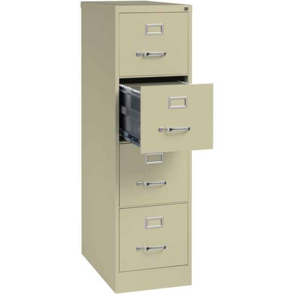 Lorell Fortress Series 25" Commercial-Grade Vertical File Cabinet - Image 3